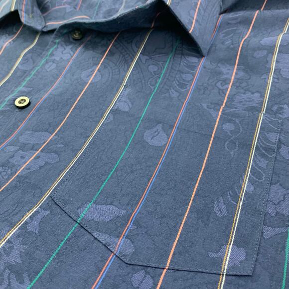 Tommy Bahama Men's Tropical Print Casual Button Down Shirt Size XL - Picture 7 of 8